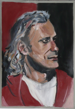 Portret-olieverfstudie in 1 sessie door Sergey/ Portrait oilpaint study in one session by Sergey.