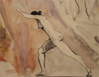 18-11-2009, Maria door Stephan Mäki, kunstenaar die op het punt staat om door te breken :). Stephan is een kei in de korte stand met een stijl die strak en anatomisch gebeeldhouwd oogt.