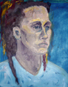 Portret, olieverf studie/ Portrait, oil paint study