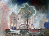 
Eerste olieverf schets aan de gracht bij Crea aan de Oudezijds Voorburgwal, Zomercursus (schildercursus) Crea 'De Kleurenrevolutie'/First oilpaint sketch at the 'Oudezijds Voorburgwal' near Crea ,Summercours (paintingcourse)Crea 'The Colour Revolution'
