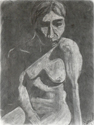 
Houtskool, Model studie in licht/ donker, Zomercursus (schildercursus) Crea 'De Kleurenrevolutie'/ Charcoal, Figure study in chiaroscuro, Summercours (paintingcourse)Crea 'The Colour Revolution'
