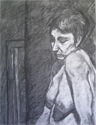 
Houtskool, Model studie in licht/ donker, Zomercursus (schildercursus) Crea 'De Kleurenrevolutie'/ Charcoal, Figure study in chiaroscuro, Summercours (paintingcourse)Crea 'The Colour Revolution'
