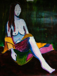 Oilpainting study by Emily, 2010